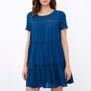 Alice & Elenora Crochet Lace Tiered Dress – Size XS (Urban Outfitters)